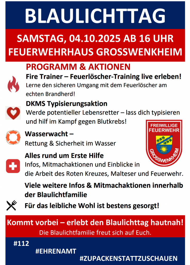 Blaulichttag 2025 | FF-Großwenkheim