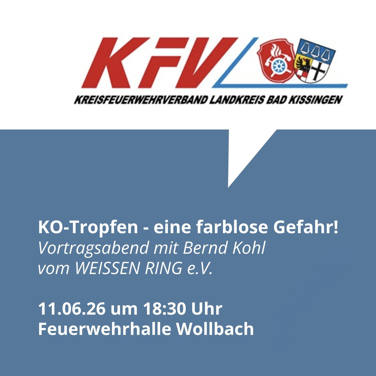 Mehr über den Artikel erfahren Info-Abend: KO-Tropfen – eine farblose Gefahr
